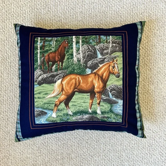 Handmade Decorative Throw Pillow Cover Only, One of a Kind, OOAK - Picture 3 of 9